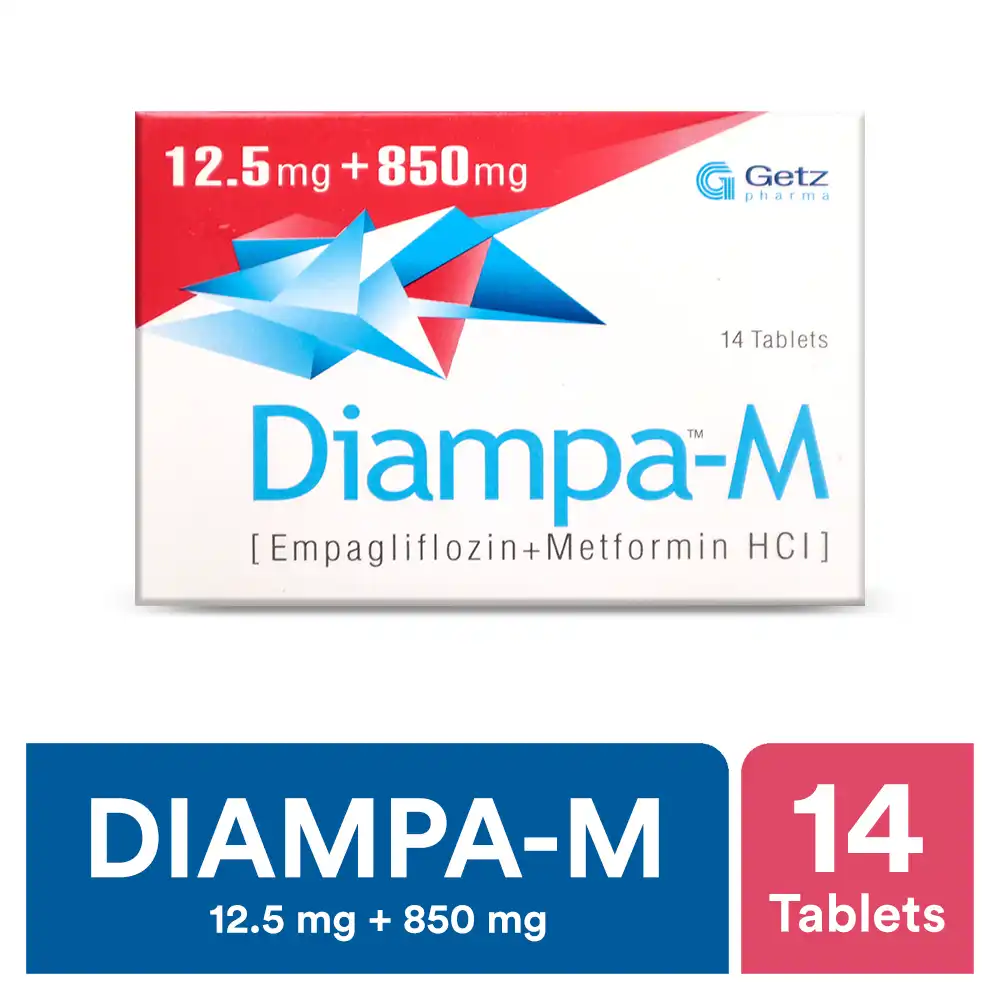 Diampa-m Tablets 12.5mg+850mg